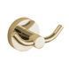 Крючок для полотенец VBI VENUS BRUSHED GOLD двойной