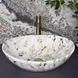 Умивальник (раковина) VBI PARMA S MARBLE WHITE GLOSSY накладний
