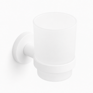 Стакан для зубных щеток VBI VENUS WHITE MATTE