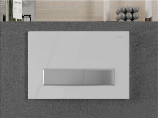 Кнопка змиву для інсталяції MEXEN FENIX 09 WHITE CHROME *