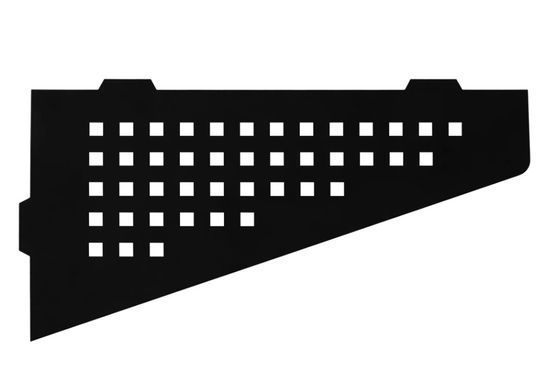 Кутова полиця для ванни REA SF05 30 BLACK MATT