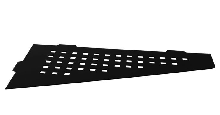 Кутова полиця для ванни REA SF05 30 BLACK MATT