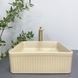 Умывальник (раковина) VBI BOLZANO BEIGE MATT накладной