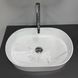 Умивальник (раковина) VBI VERONA 50 MARBLE WHITE GLOSSY накладний