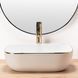 Умывальник (раковина) REA BELINDA WHITE GOLD EDGE накладной