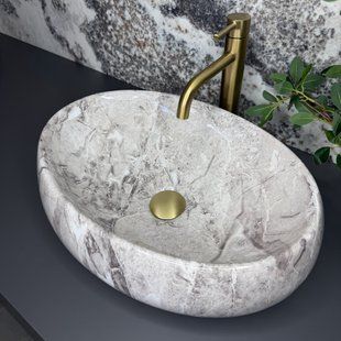 Умывальник (раковина) VBI VENETO STONE GLOSSY накладной
