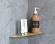 Кутова полиця для ванни REA SF05 30 BRUSHED GOLD
