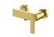 Змішувач для ванни та душу KOHLMAN EXPERIENCE BRUSHED GOLD настінний без виливу