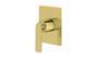 Душевая система KOHLMAN EXPERIENCE 30 BRUSHED GOLD + BOX скрытого монтажа