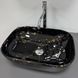 Умывальник (раковина) VBI RAVENNA BLACK LIGHTNING GLOSSY накладной