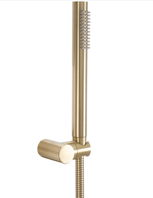 Смеситель для ванны и душа REA LUNGO BRUSHED GOLD настенный с изливом