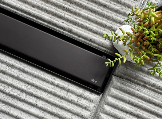 Трап для душу REA NEOX 80 PRO BLACK 2в1 чорний