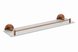 Скляна полиця VBI VENUS BRUSHED COPPER