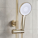 Душовий гарнітур REA ONTARIO BRUSHED GOLD