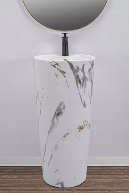 Умивальник (раковина) REA BLANKA MARBLE підлоговий