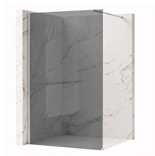 Душевая стенка REA FLEXI 130 GREY CHROME
