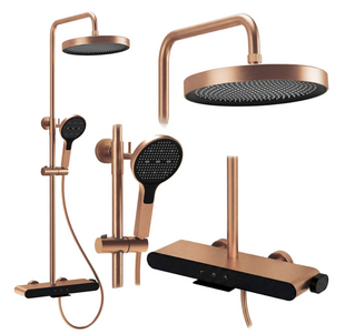 Душевой гарнитур REA FAREL BRUSHED COPPER