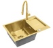 Стальная кухонная мойка REA PAUL BRUSHED GOLD