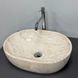 Умывальник (раковина) VBI MODENA S BEIGE STONE GLOSSY накладной