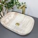 Умивальник (раковина) VBI RAVENNA TRAVERTINE GLOSSY накладний