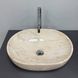 Умывальник (раковина) VBI MODENA S BEIGE STONE GLOSSY накладной
