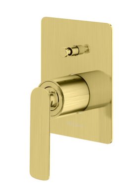 Душева система KOHLMAN EXPERIENCE 30 BRUSHED GOLD + BOX прихованого монтажу *