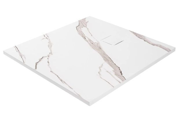 Душевой поддон REA MAGNUM 90x90 CARRARA WHITE