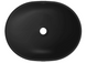 Умывальник (раковина) MEXEN VIKI SILVER BLACK MATT накладной *