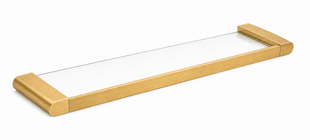 Скляна полиця VBI TERRA BRUSHED GOLD