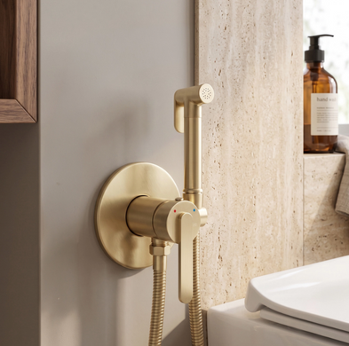 Набор гигиенического душа REA ONTARIO BRUSHED GOLD
