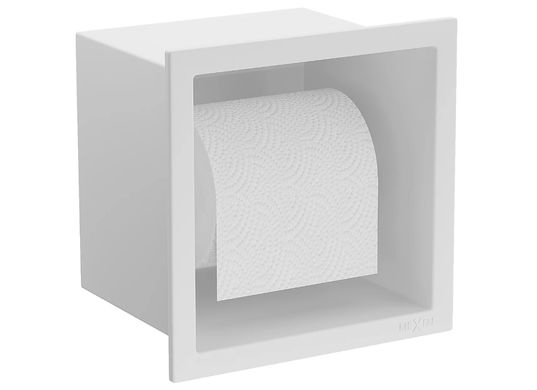 Вбудований тримач MEXEN X-WALL-P WHITE для туалетного паперу
