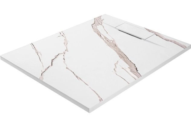 Душовий піддон REA BAZALT 90x120 CARRARA WHITE