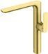 Смеситель для раковины (умывальника) KOHLMAN EXPERIENCE BRUSHED GOLD высокий