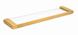 Полка стеклянная VBI TERRA BRUSHED GOLD