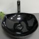 Умивальник (раковина) VBI RONTA DARK BLACK GLOSSY накладний