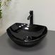 Умивальник (раковина) VBI RONTA DARK BLACK GLOSSY накладний