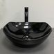 Умивальник (раковина) VBI RONTA DARK BLACK GLOSSY накладний
