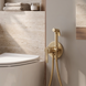Набор гигиенического душа REA ONTARIO BRUSHED GOLD