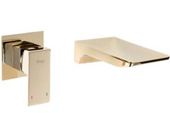 Смеситель для раковины (умывальника) REA MASON GOLD + BOX скрытого монтажа