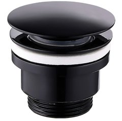 Донний клапан для раковини MEXEN KLIK-KLAK BLACK універсальний MEX-79930-70