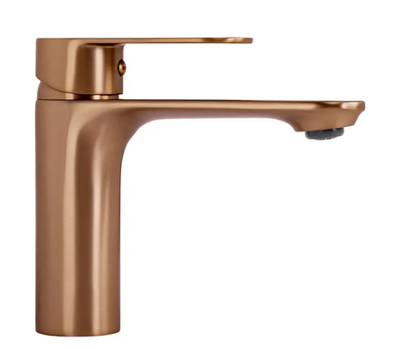 Смеситель для раковины (умывальника) REA DROP BRUSHED COPPER низкий