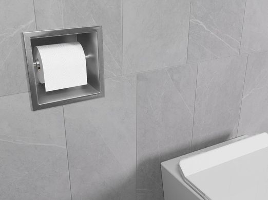 Встраиваемый держатель MEXEN X-WALL-P INOX для туалетной бумаги