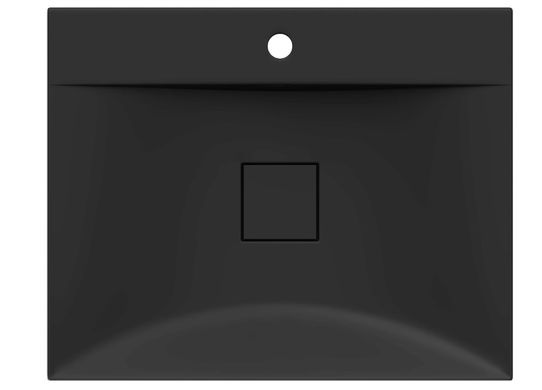 Умывальник (раковина) MEXEN POLI 60 BLACK MATT 1/O черный накладной подвесной