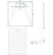 Душевой поддон REA BAZALT 90x90 CARRARA WHITE