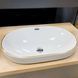 Умывальник (раковина) VBI GAETA S WHITE GOLD EDGE врезной