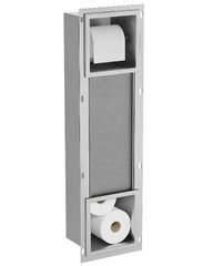 Вбудований тримач MEXEN X-WALL-BP INOX для туалетного паперу