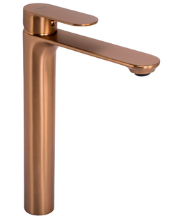 Змішувач для раковини (умивальника) REA DROP BRUSHED COPPER високий