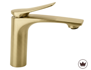 Змішувач для раковини REA VISION BRUSHED GOLD низький
