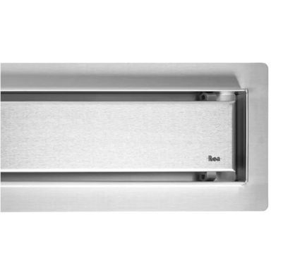Трап для душу REA NEOX 80 SUPERFLOW BRUSHED STEEL 2в1 сталь