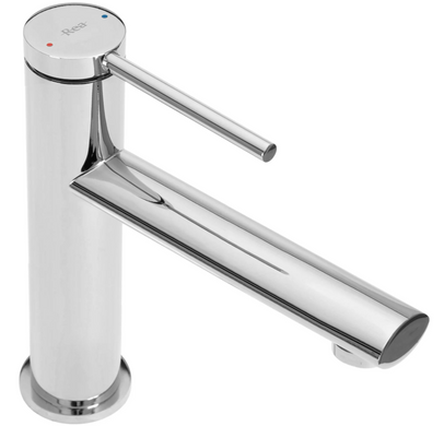 Змішувач для раковини (умивальника) REA OVAL CHROME хром низький